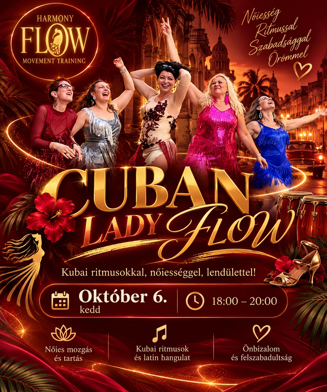 Cuban Lady Flow – 2026. október 6., kedd, 18:00–20:00