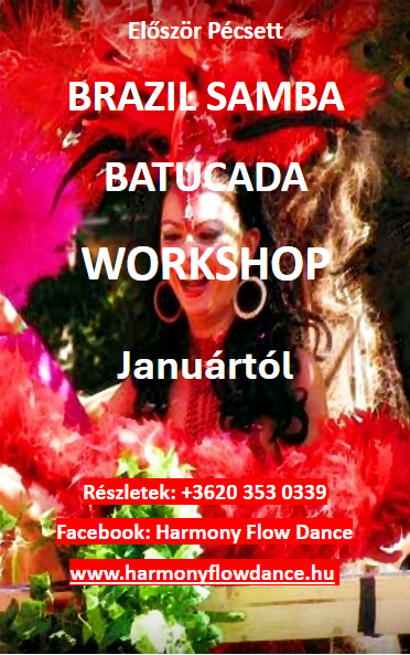 Brazil Samba Batucada workshop plakát